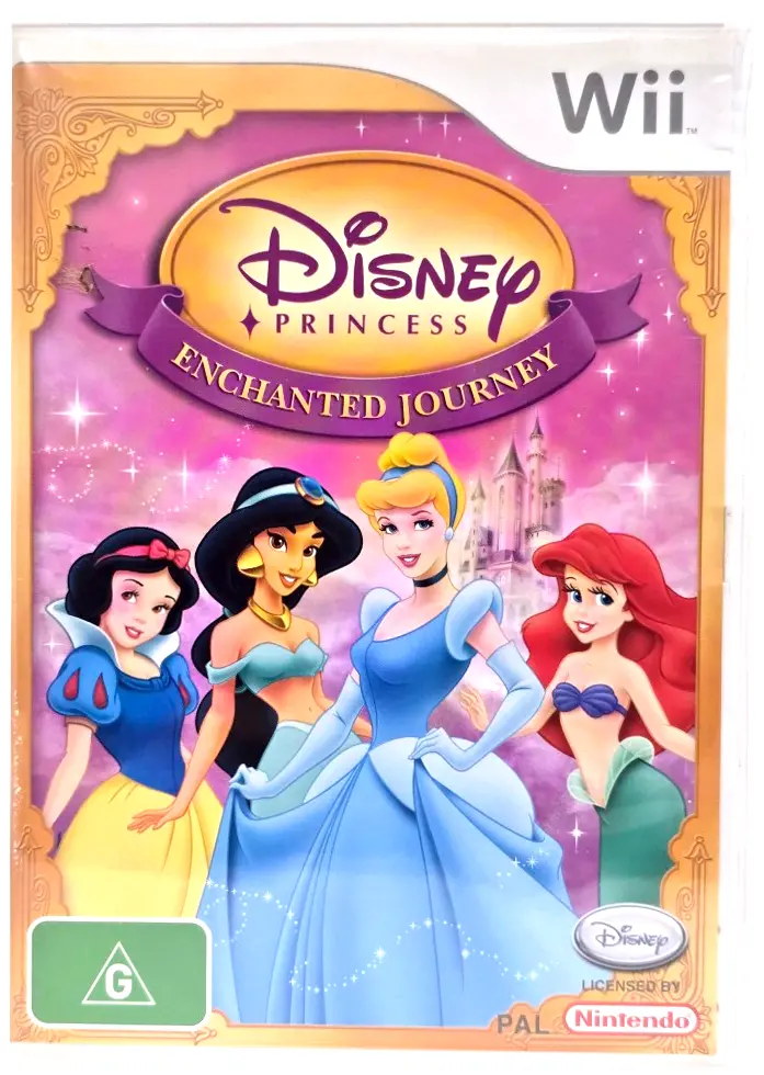 Disney Princess Enchanted Journey Nintendo Wii Pal *No Manual* (Preowned) 1