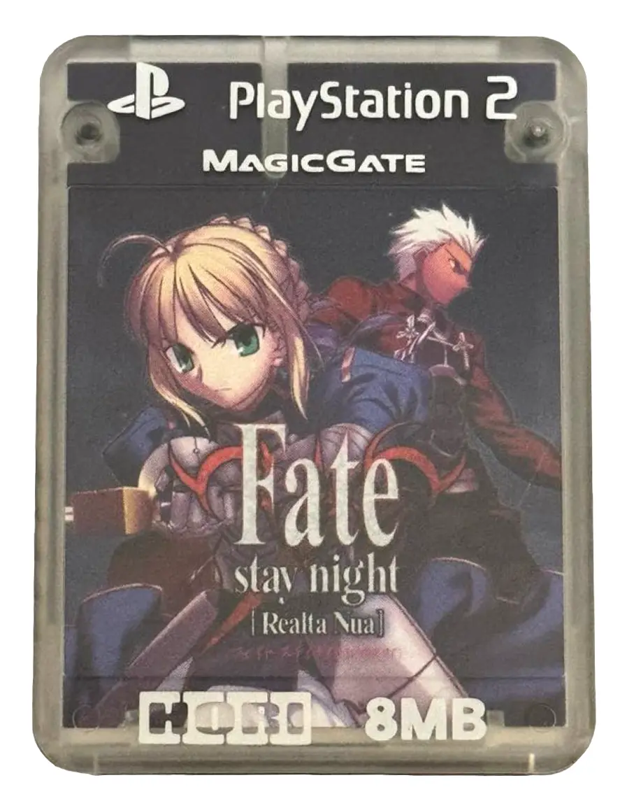 Fate Stay Night Hori Magic Gate Ps2 Memory Card Playstation 2 (Preowned) 1