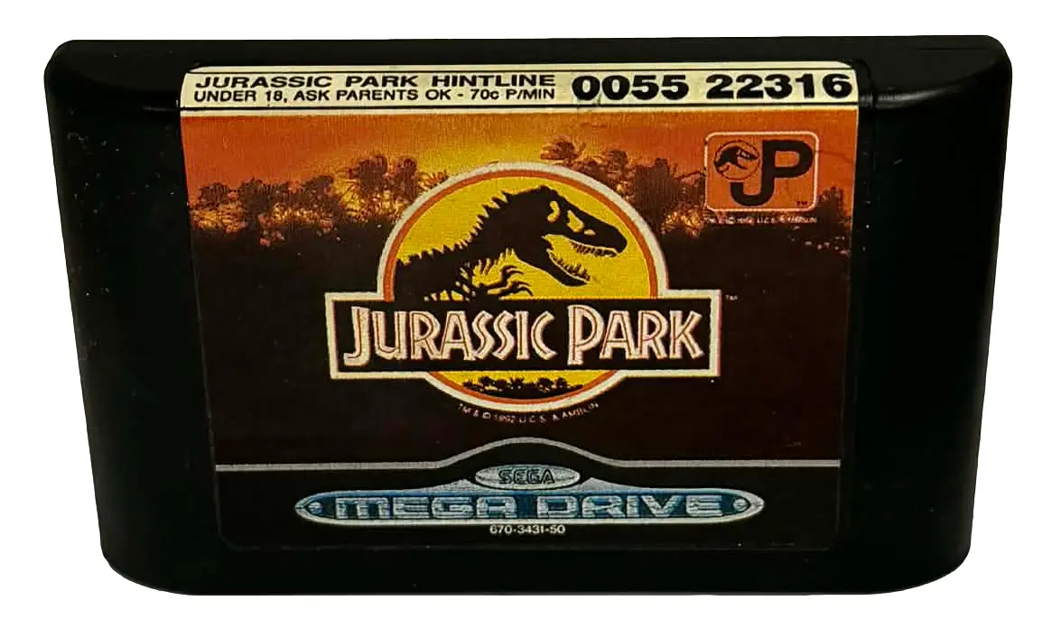 Jurassic Park Sega Mega Drive *Cartridge Only* #2 (Preowned) 1