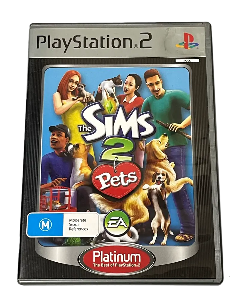 The Sims 2 Pets Ps2 (Platinum) Pal *Complete* (Preowned) 1