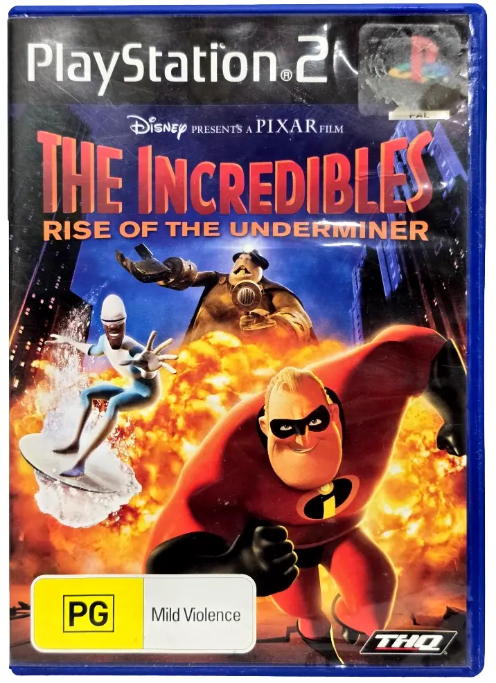 The Incredibles Rise Of The Underminer Ps2 Pal *No Manual* (Preowned) 1