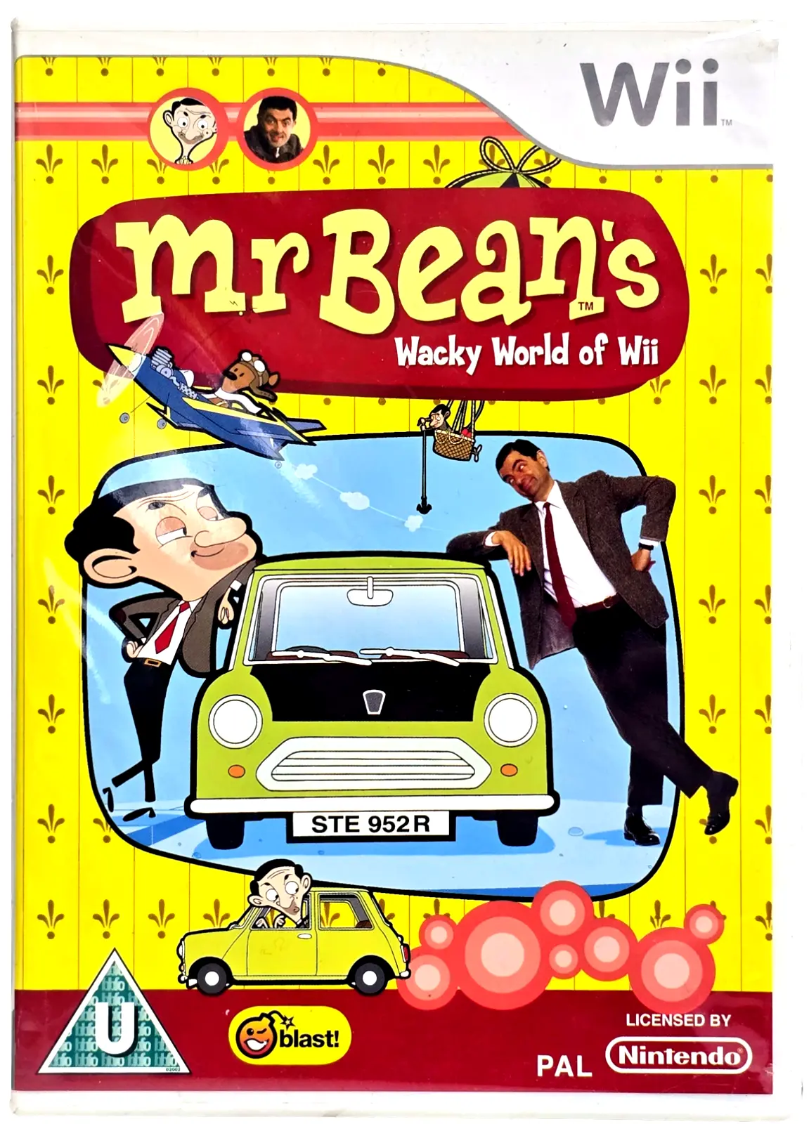 Mr Bean's Wacky World Of Wii Nintendo Wii Pal *Complete* (Preowned) 1