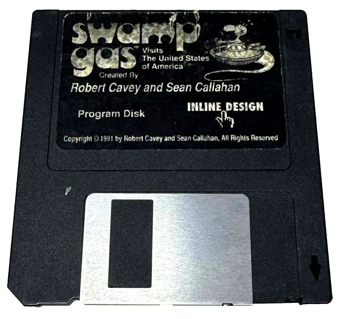Swamp Gas Visits The Usa Amiga 3.5 Floppy Inline Design Software 1