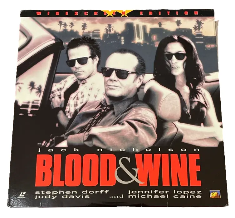 Blood & Wine Laserdisc - Jack Nickolson 1