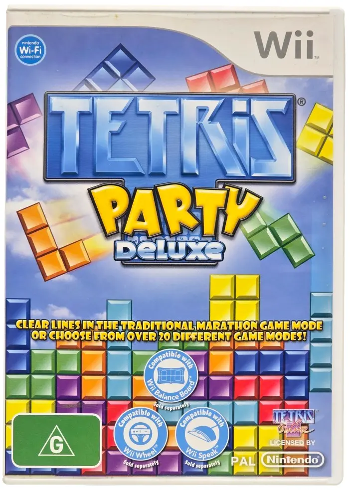 Tetris Party Deluxe Nintendo Wii Pal *Complete* (Preowned) 1