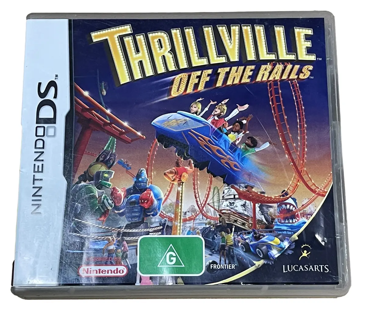 Thrillville Off The Rails Nintendo Ds 2Ds 3Ds Game *Complete* (Preowned) 1