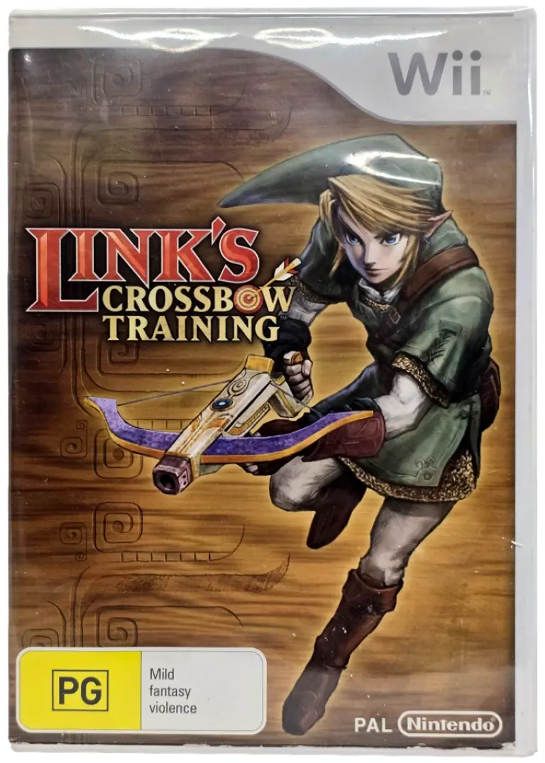 Link's Crossbow Training And Genuine Nintendo Zapper Gun Wii Pal *Complete* (Preowned) 2