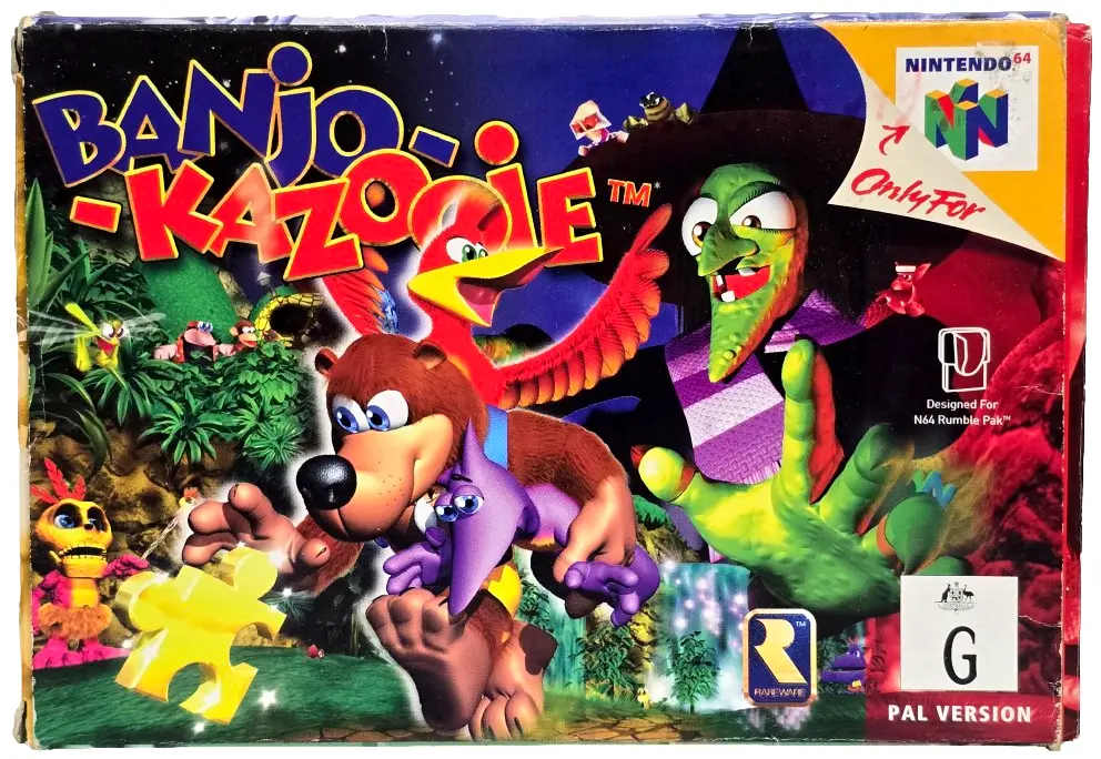 Banjo-Kazooie Nintendo 64 N64 Boxed Pal *Complete* #3 (Preowned) 2