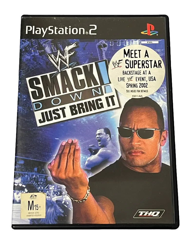 Smack Down Just Bring It Ps2 Pal *Complete* (Preowned) 1