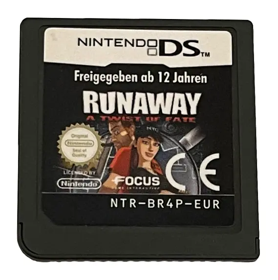 Runaway Twist Of Fate Nintendo Ds 2Ds 3Ds Game *Cartridge Only* (Preowned) 1