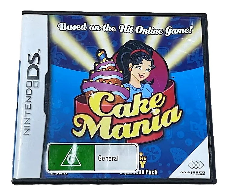 Cake Mania Ds 2Ds 3Ds Game *Complete* (Preowned) 1