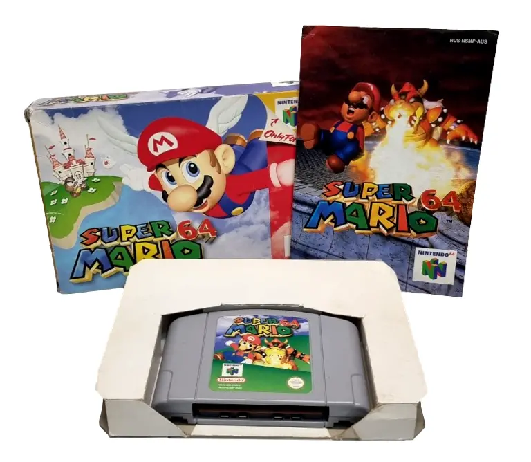 Super Mario 64 Nintendo 64 N64 Boxed Pal *Complete* #2 (Preowned) 1