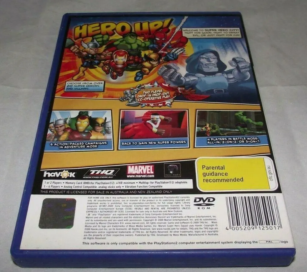 Marvel Super Hero Squad Ps2 Pal *No Manual* (Preowned) 2