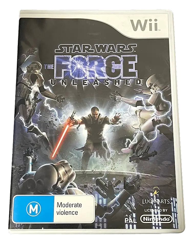 Star Wars The Force Unleashed Nintendo Wii Pal *Complete* (Preowned) 1