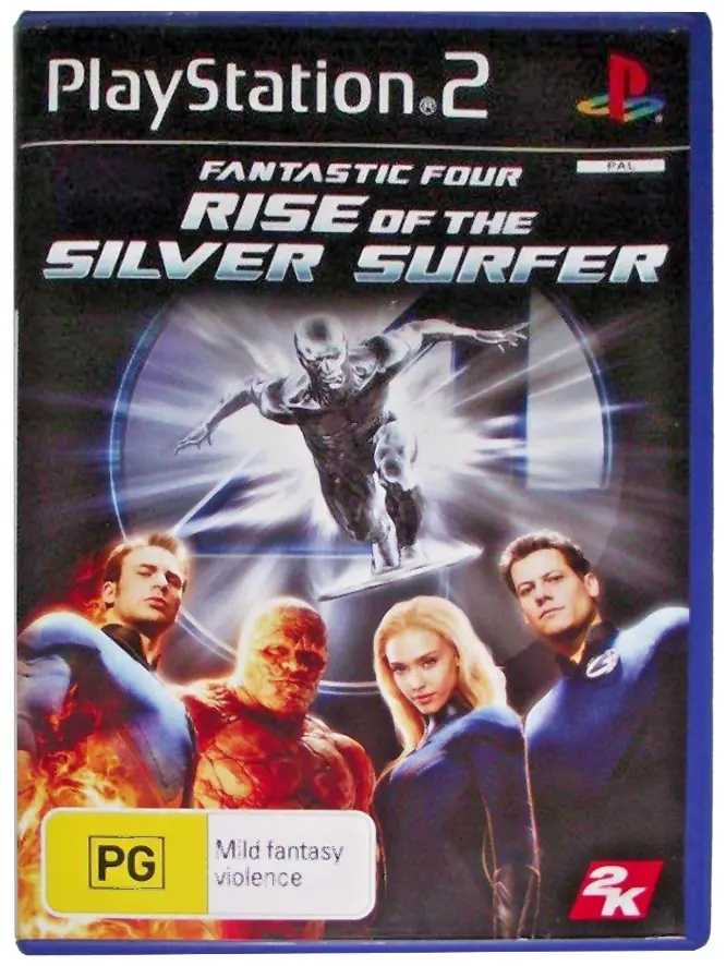 Fantastic Four Rise Of The Silver Surfer Ps2 Pal *No Manual* (Preowned) 1