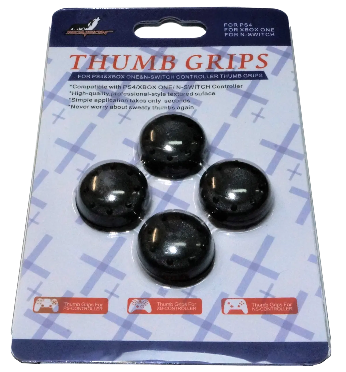 4 X Thumb Grips For Ps4 Ps5 Xbox One Xbox Series X Toggle Cover  Black 1