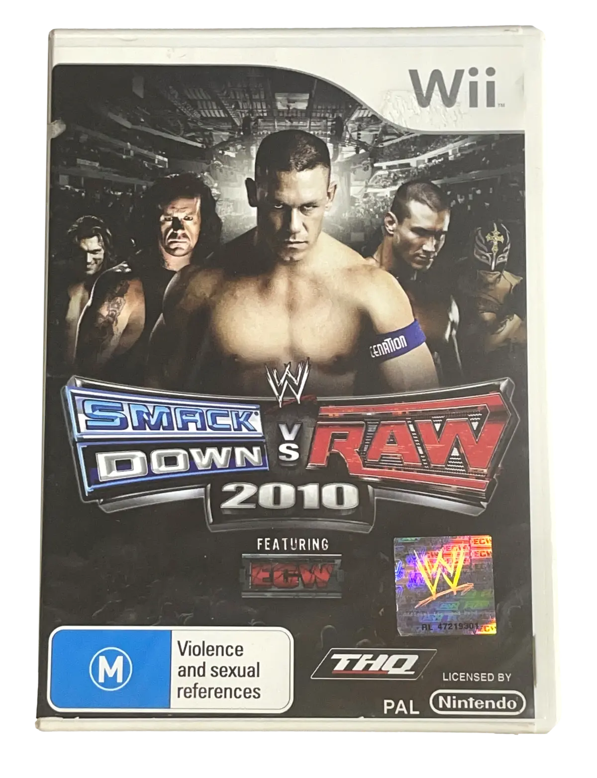 Smack Down Vs Raw 2010 Nintendo Wii Pal *Complete*  (Preowned) 1