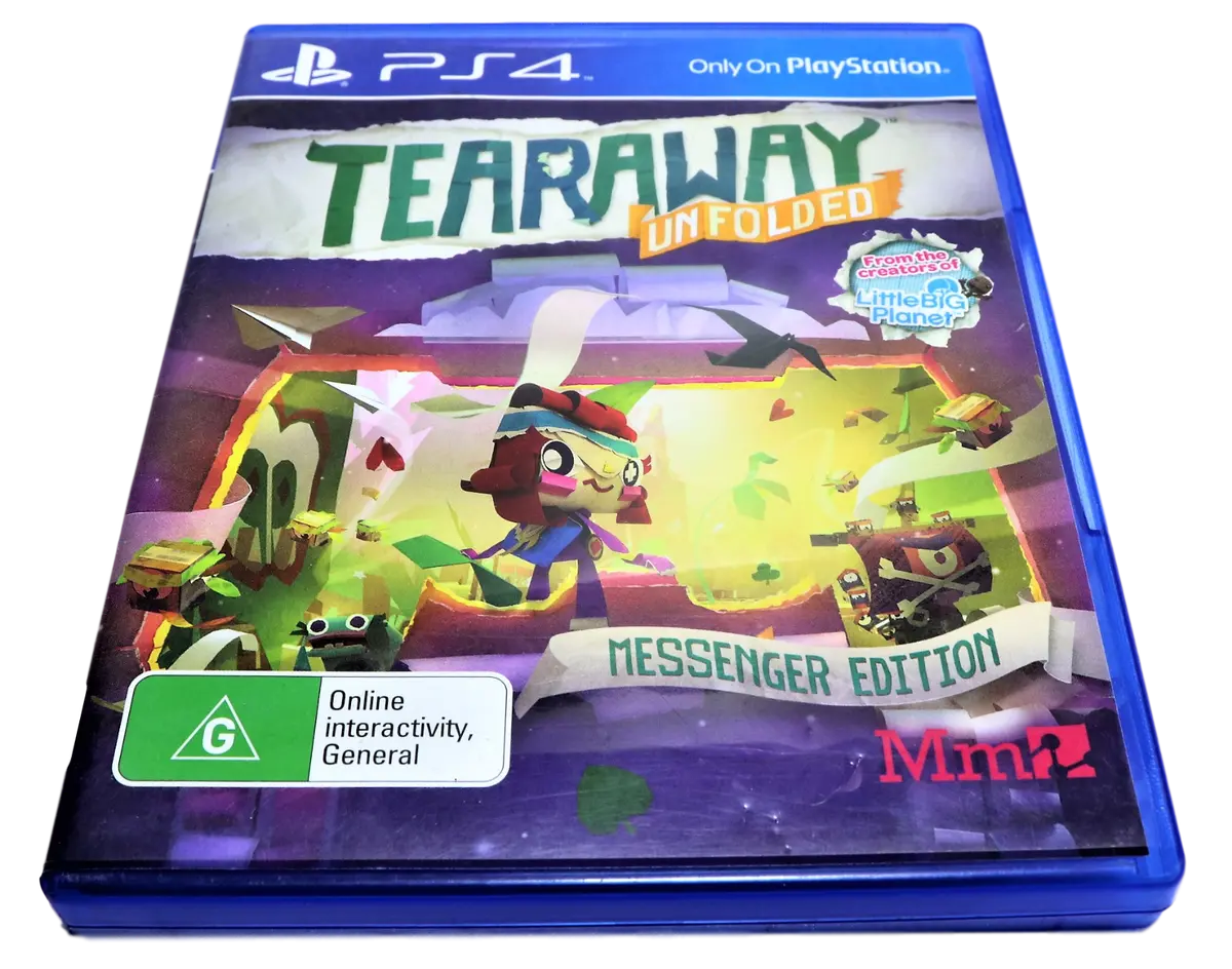 Tearaway Unfolded Messenger Edition Sony Ps4 (Pre-Owned) 1