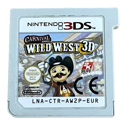 Carnival Wild West Nintendo 3Ds 2Ds (Cartridge Only) (Preowned) 1