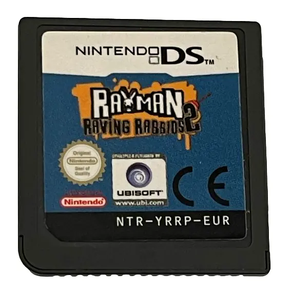 Rayman Raving Rabbids 2 Nintendo Ds 2Ds 3Ds Game *Cartridge Only* (Preowned) 1
