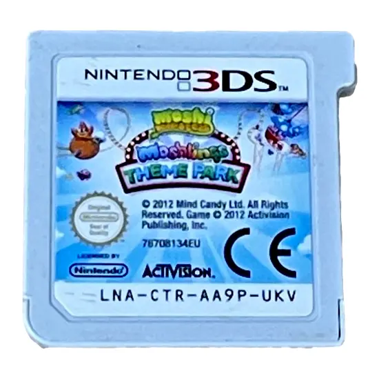 Moshi Monsters Moshlings Theme Park Nintendo 3Ds 2Ds (Cartridge Only) (Preowned) 1