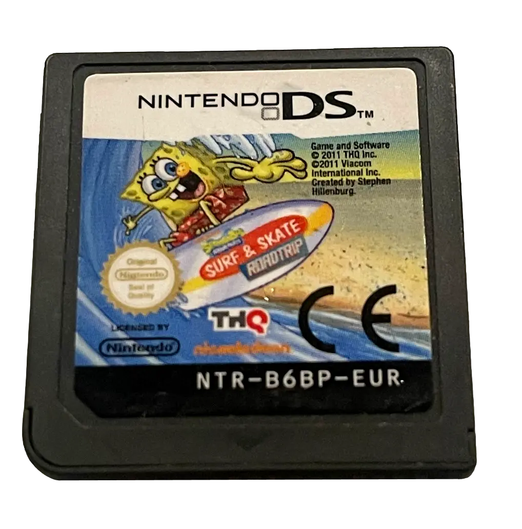 Spongebob Surf Skate Road Trip Nintendo Ds 2Ds 3Ds *Cartridge Only* (Pre-Owned) 1