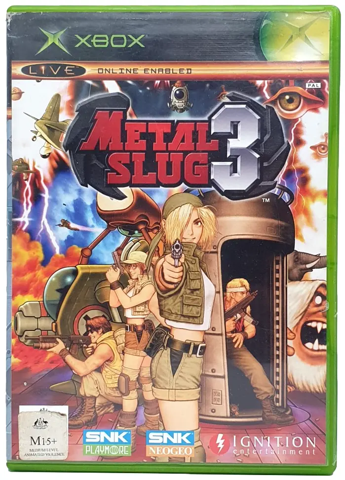 Metal Slug 3 Xbox Original Pal *Complete* (Preowned) 1