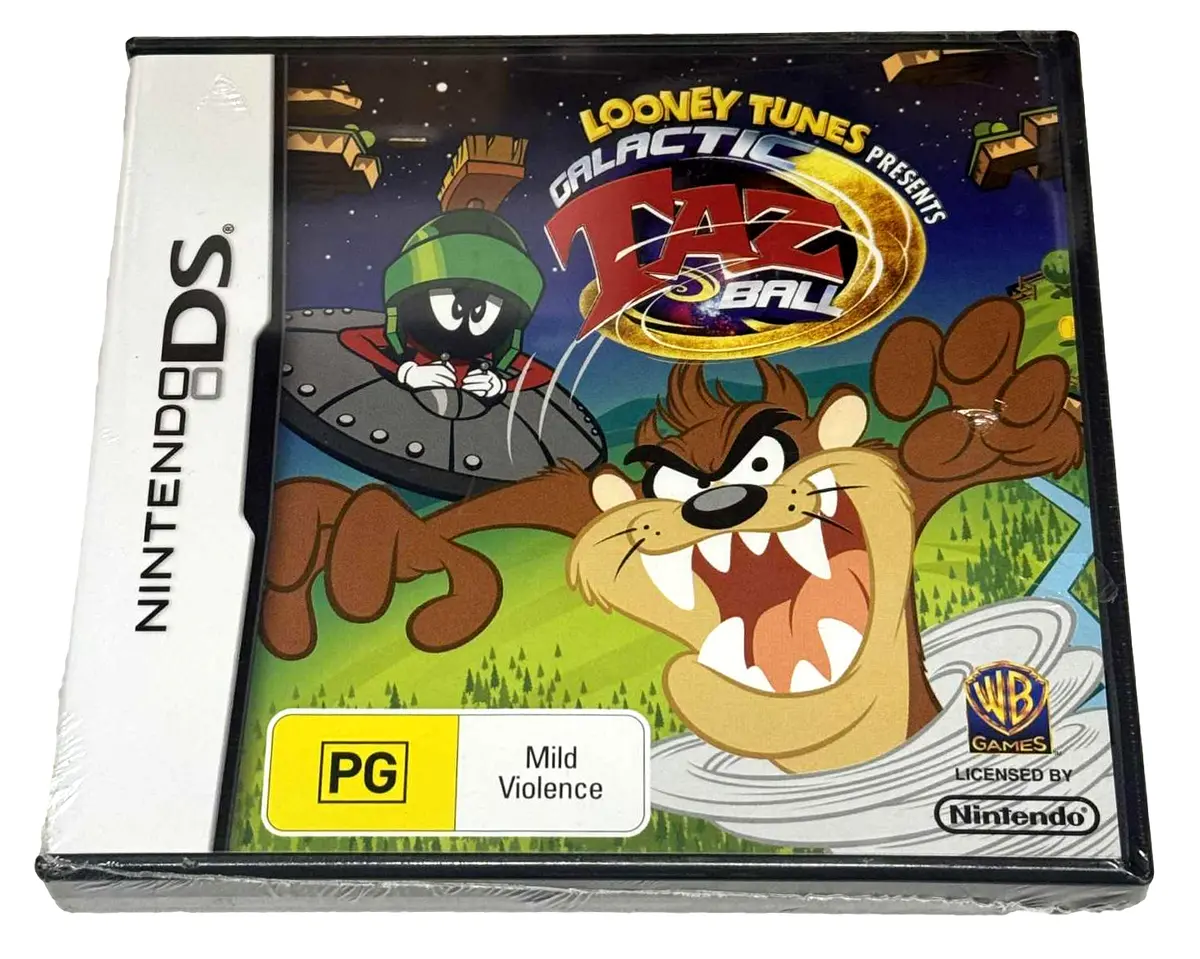 Galactic Taz Ball Looney Tunes Nintendo Ds 2Ds 3Ds Game *Brand New* Sealed 1