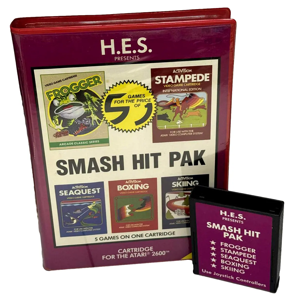Smash Hit Pak Atari 2600 *Complete* Hes #3 (Preowned) 1