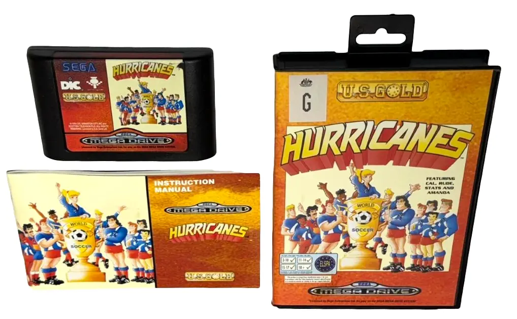 Hurricanes Sega Mega Drive *Complete* (Preowned) 1