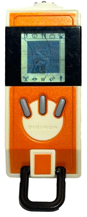 Digital Monsters Digimon Savers Digivice Data Link Agumon Orange- Working (Preowned) 1