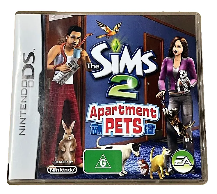 The Sims 2 Apartment Pets Nintendo Ds 2Ds 3Ds *Complete* (Preowned) 1