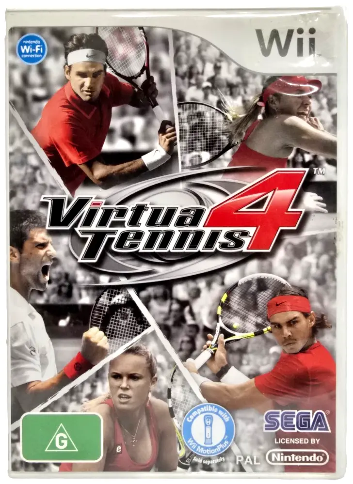 Virtua Tennis 4 Nintendo Wii Pal *Complete* (Preowned) 1