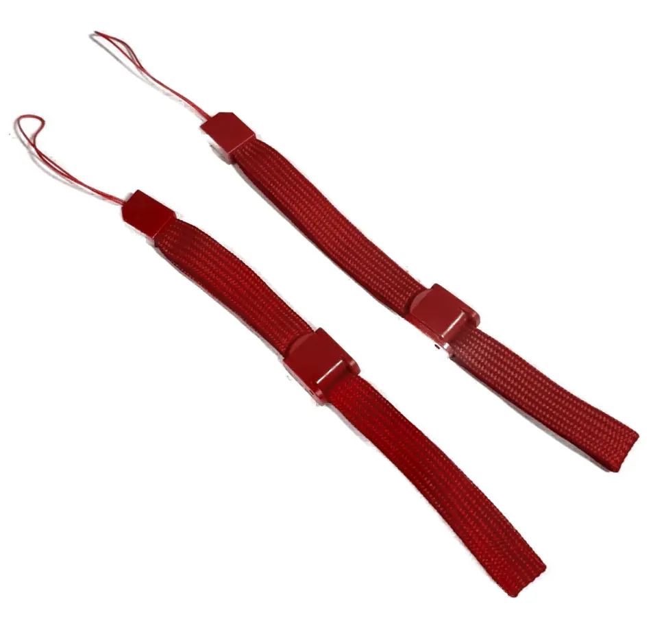 2 X Replacement Nintendo Wii Wristband Lanyard Strap Wii U Red 1