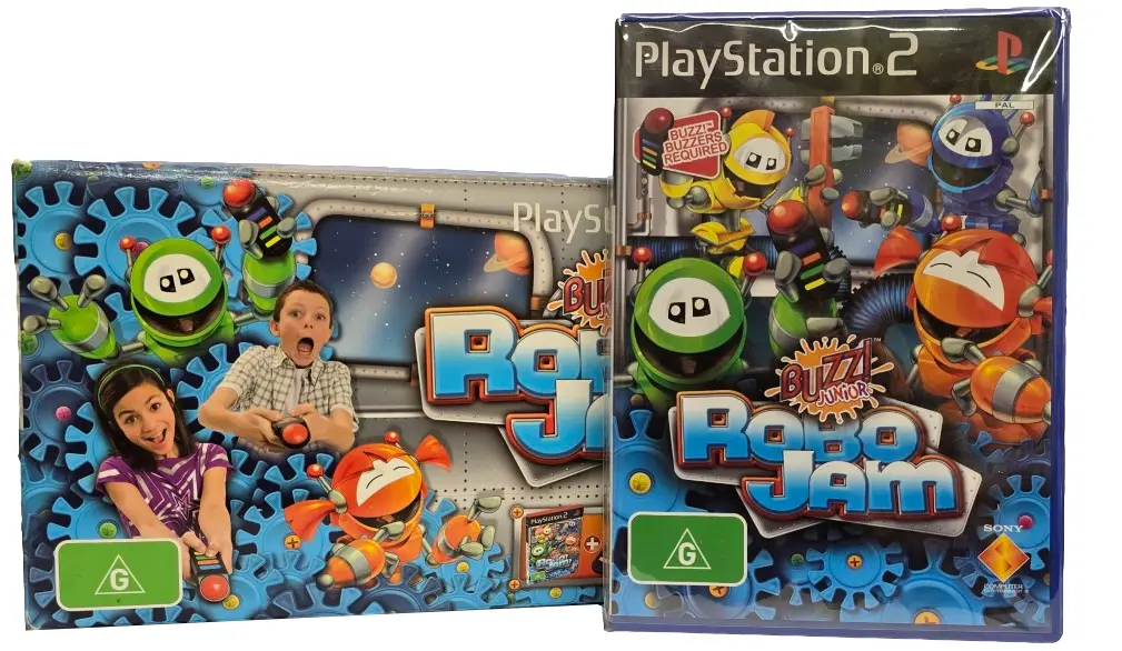 Buzz! Junior Robo Jam + Buzzers Ps2 Pal Boxed Playstation 2 (Pre-Owned) 1