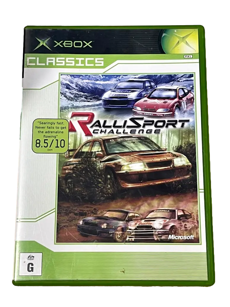 Rallisport Challenge Xbox (Classics) Original Pal *Complete* (Pre-Owned) 1