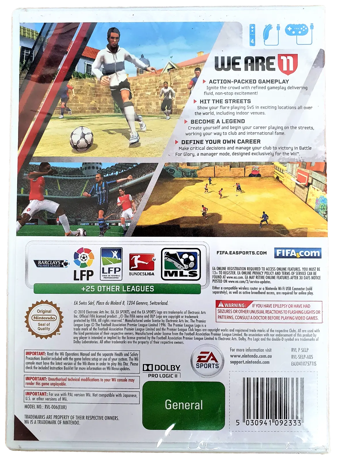 Fifa 11 Nintendo Wii Pal *Sealed* 2