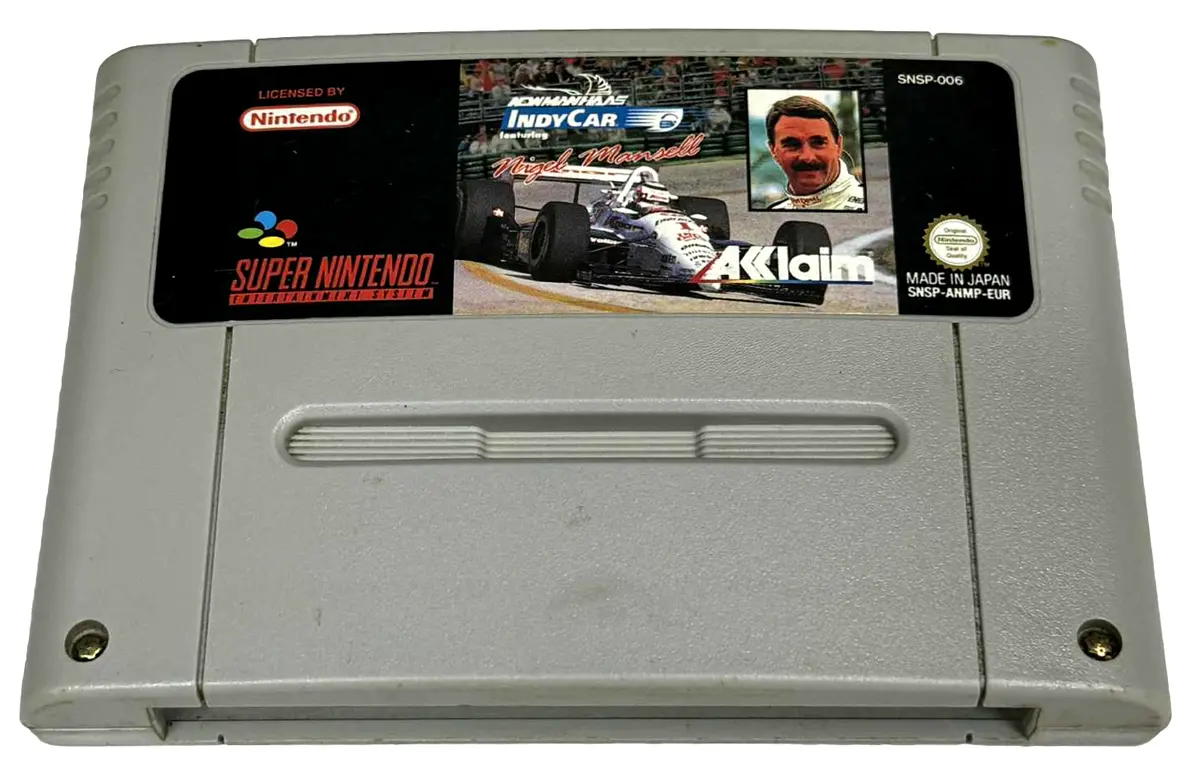 Newman Haas Indy Car Super Nintendo Snes Pal (Preowned) 1