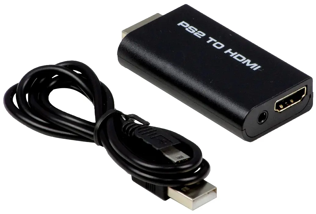 Ps2 To Hdmi Video Converter And Usb Cable *Brand New* Playstation 2 1