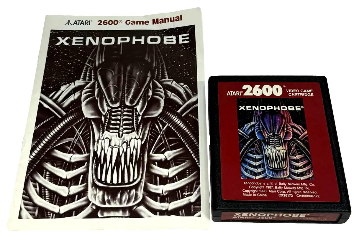 Xenophobe Atari 2600 *Cartridge And Manual* (Preowned) 1