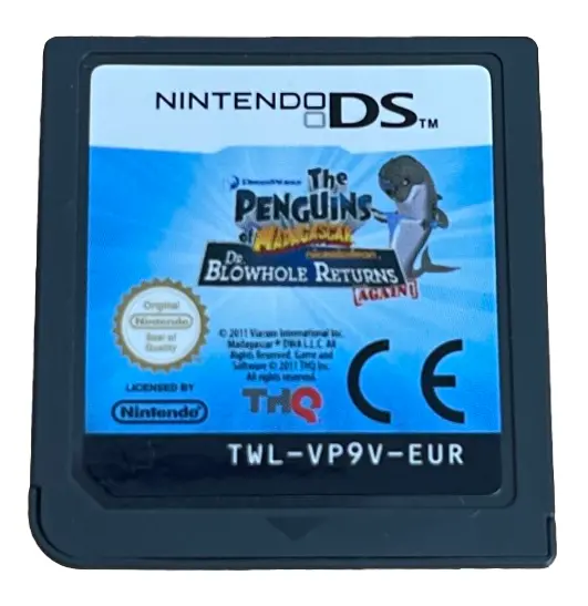 The Penguins Of Madagascar Dr Blowhole Returns Nintendo Ds Game *Cartridge Only* (Preowned) 1