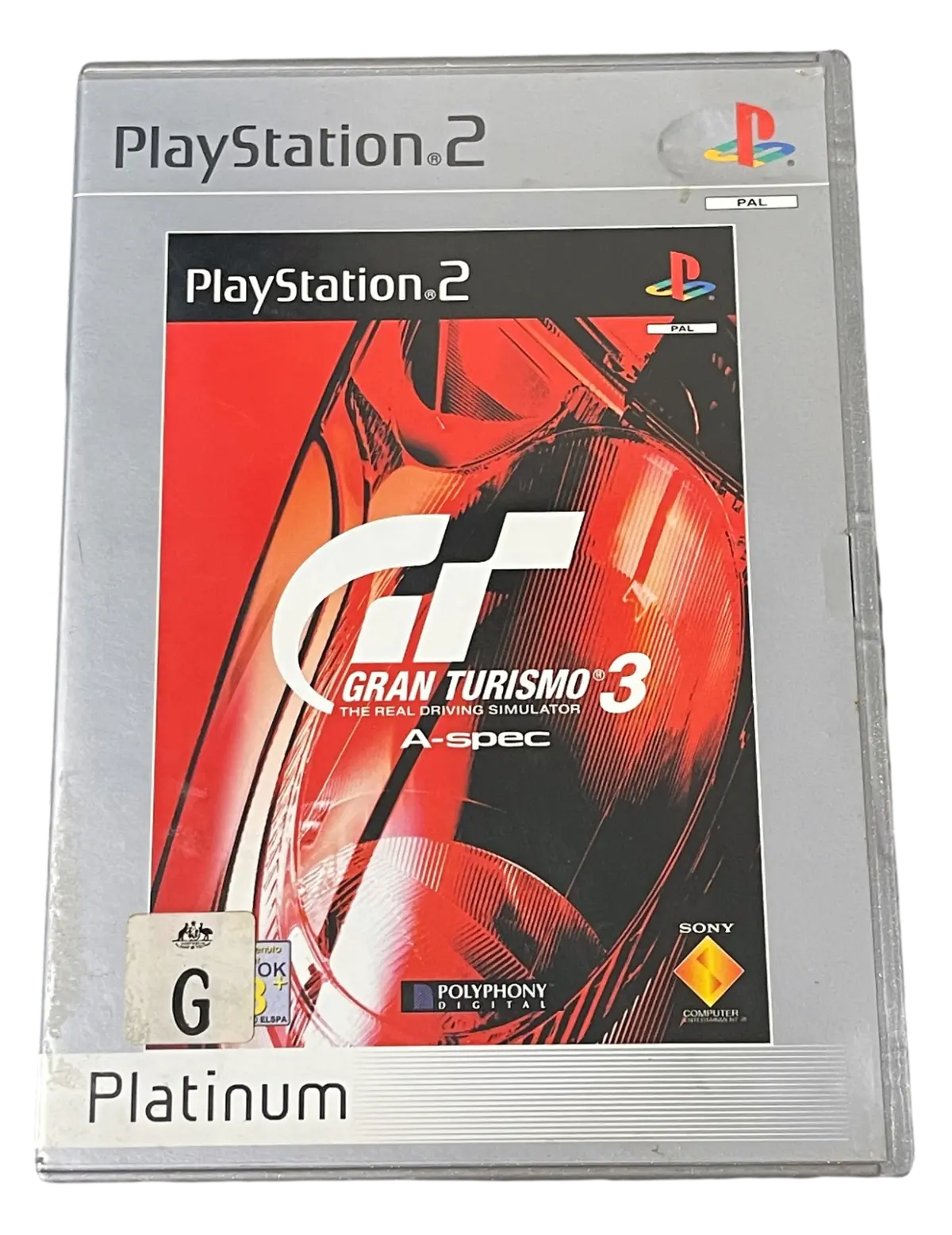 Gran Turismo 3 A-Spec Ps2 (Platinum) Pal *Complete* (Preowned) 1
