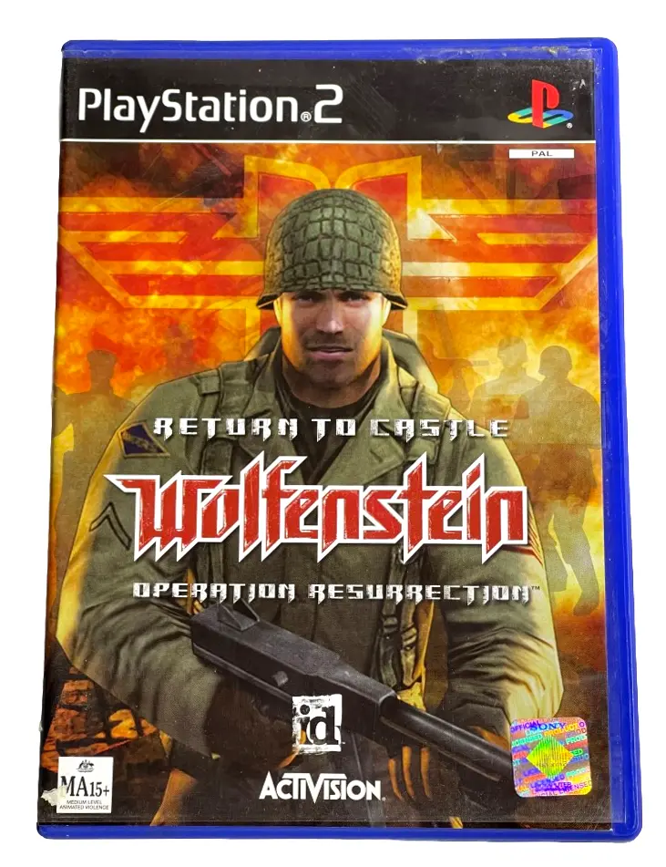 Return To Castle Wolfenstein Operation Resurrection Sony Ps2 Pal *No Manual* (Pre-Owned) 1