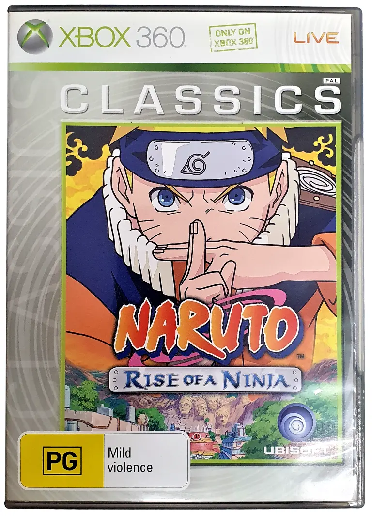 Naruto Rise Of A Ninja Xbox 360 Pal (Preowned) 1