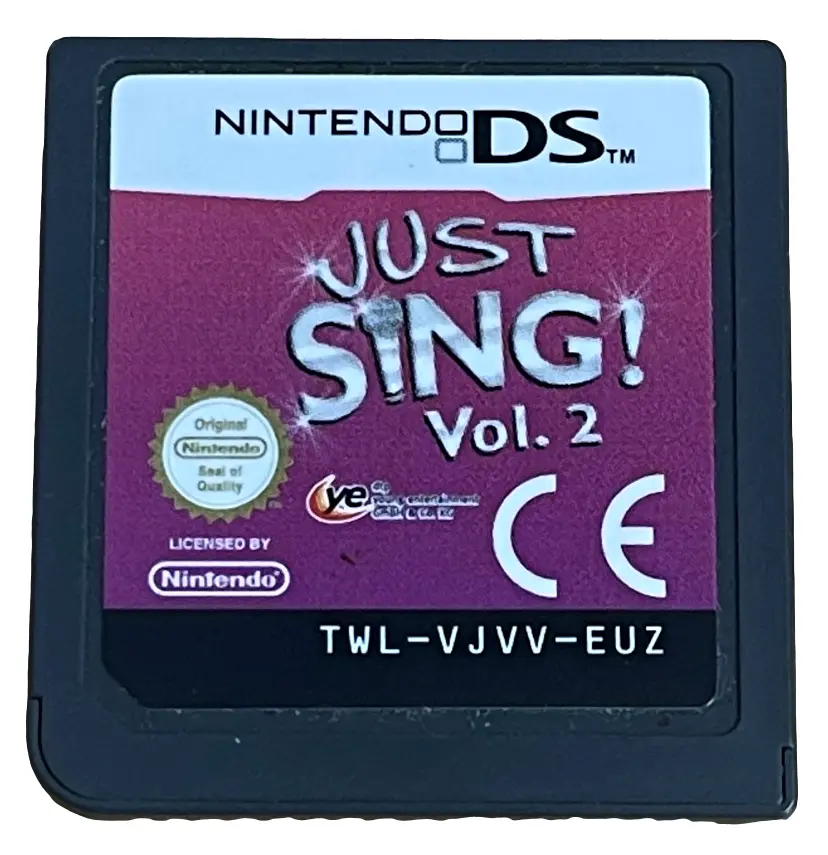 Just Sing Vol.2 Nintendo Ds 2Ds 3Ds *Cartridge Only* (Preowned) 1