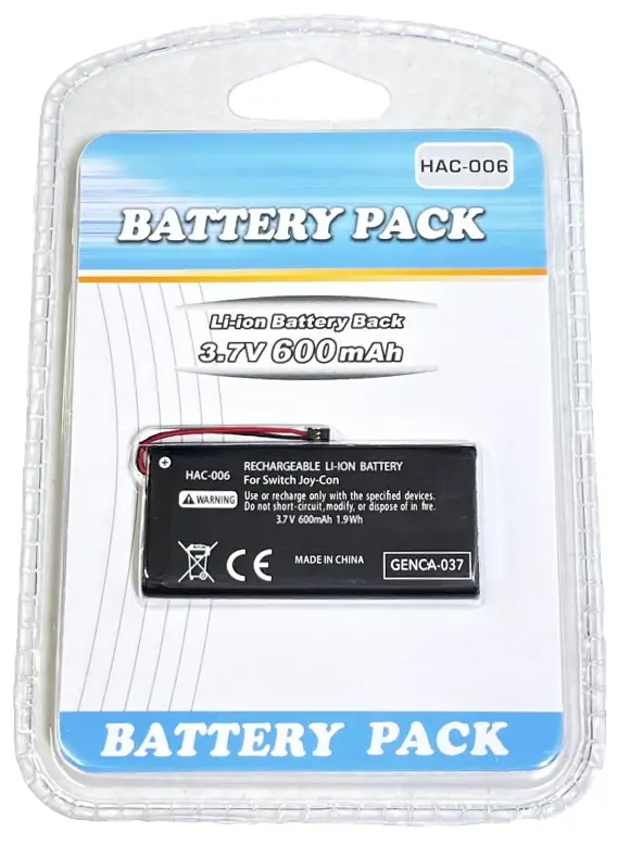 New Rechargeable Battery Pack For Nintendo Switch Joycon Controller 3.7V Hac-006 1