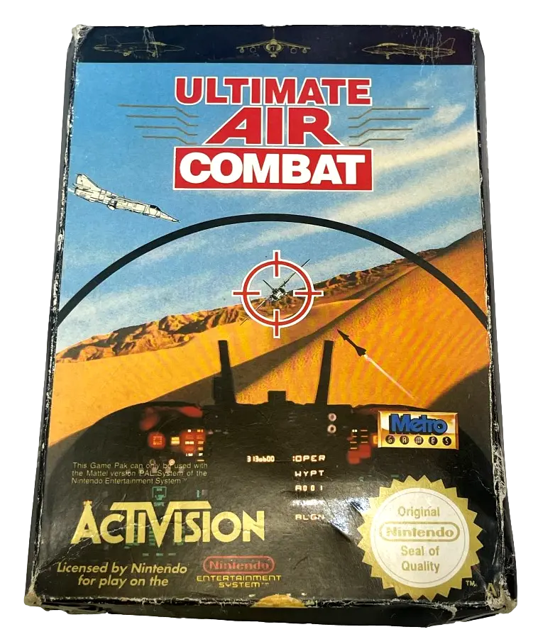 Ultimate Air Combat Nintendo Nes Boxed Pal *No Manual* (Preowned) 1