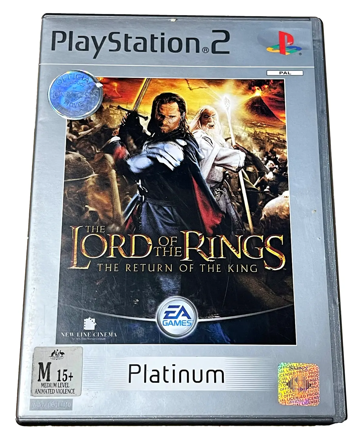 Lord Of The Rings The Return Of The King Ps2 (Platinum) Pal *Complete* (Preowned) 1