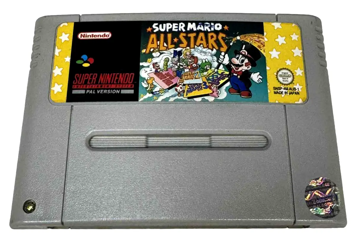Super Mario All-Stars Super Nintendo Snes Pal *New Save Battery* #4 (Preowned) 1