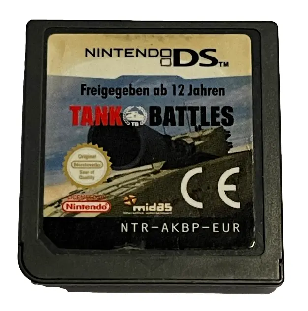 Tank Battles Nintendo Ds 2Ds 3Ds Game *Cartridge Only* (Preowned) 1